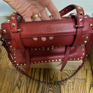 Valentino Red Leather Bag